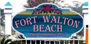 Fort Walton Beach Florida welcome sign