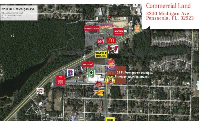 Pensacola, Florida 32526, ,Commercial for Sale,For Sale,Michigan,815806